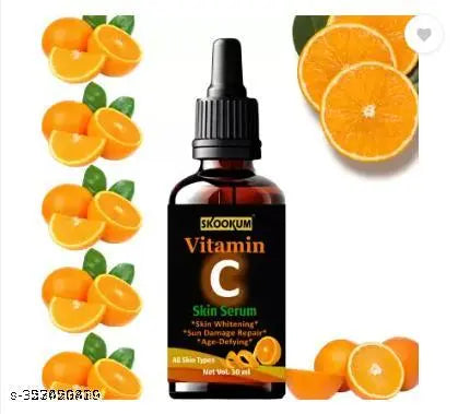Vitamin C (150ml) Face Gel For Skin & Hair, Vitamin c facewash (50ml) Serum (30ML)For Oil Control