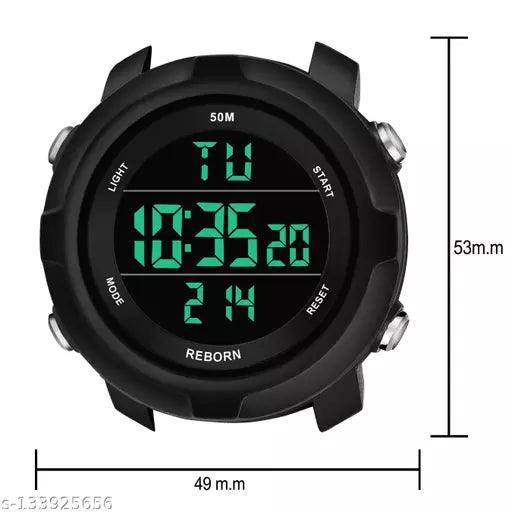 New Second Models Black Digital Watch - Springkart 