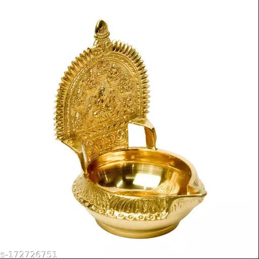 8 LAKSHMI KUBER KAMAKSHI Diya - kuber lamp - 99.9% Pure Brass