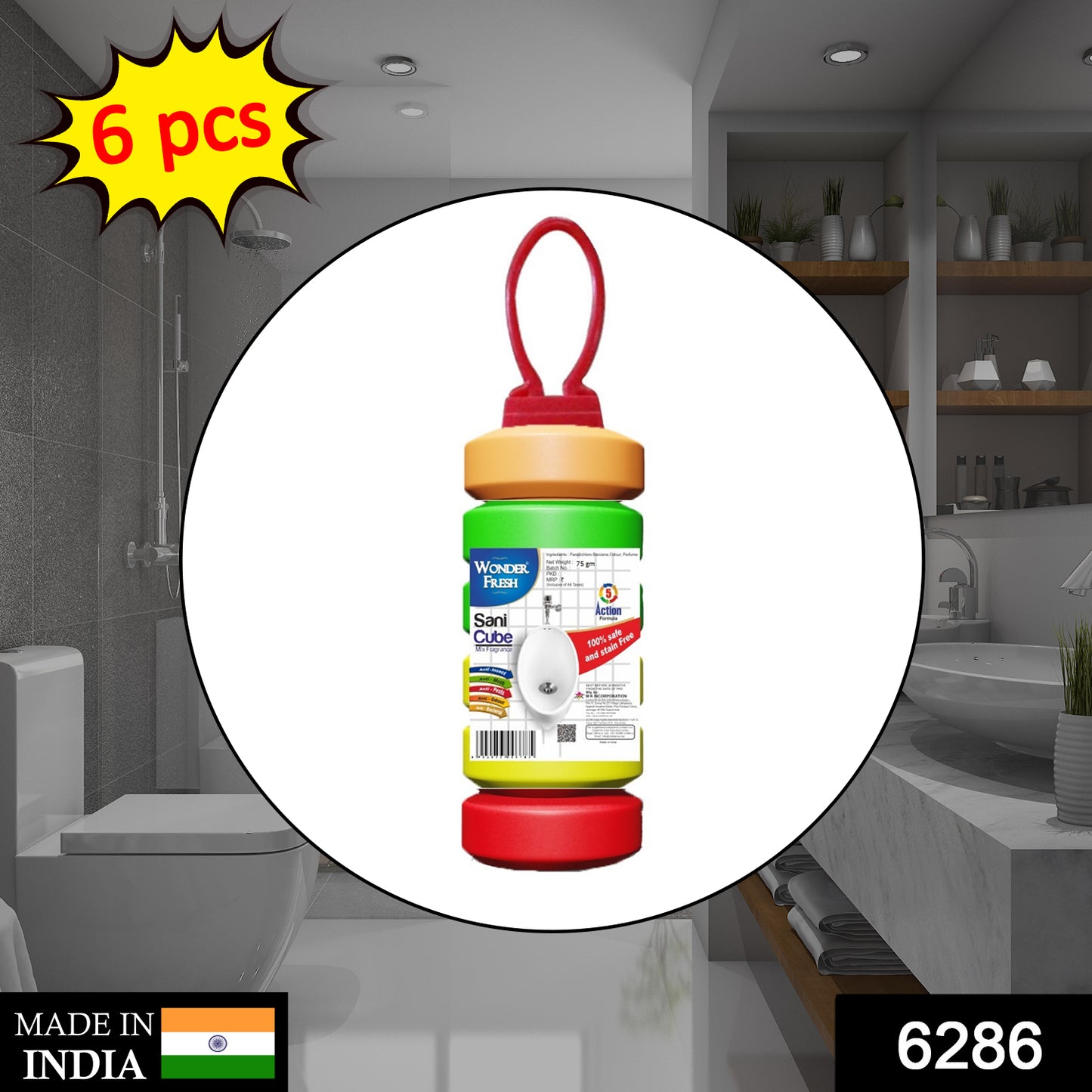 6286 Urinal Cubes Sani Cubes Bathroom Freshener Fragrance Blocks Air Freshener For Bathroom Toilet Shoe Rack Etc. Long-lasting Fragrance - Springkart 