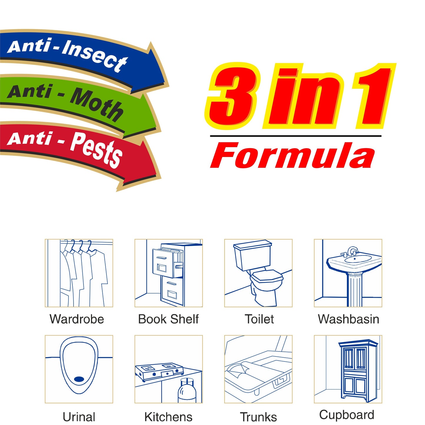 1339 Sanitary Urinal Cubes - 100 Grams