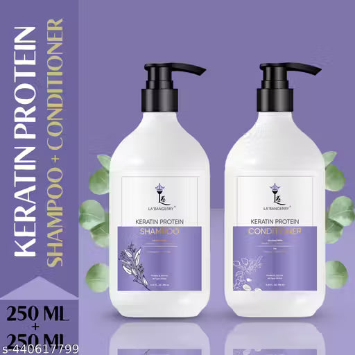 LA’BANGERRY Shampoo And Conditioner Keratin  (Shampoo 250 Ml + Conditioner 250 Ml)