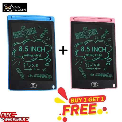 8.5 Inch Lcd Writing Tablet Pad For Kids.Multicolor(PACK OF 2)