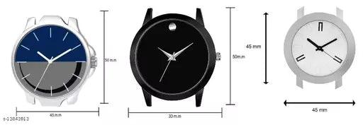 Attractive Men Black Faux Leather/Leatherette Analog Watch - Springkart 