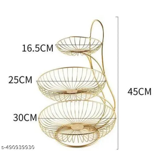 3 Tier fruits and vegetables Basket