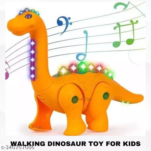 Big Size Musical Dinosaur Toy for Kids with Colorful Lights and Pull Along Function - Springkart 