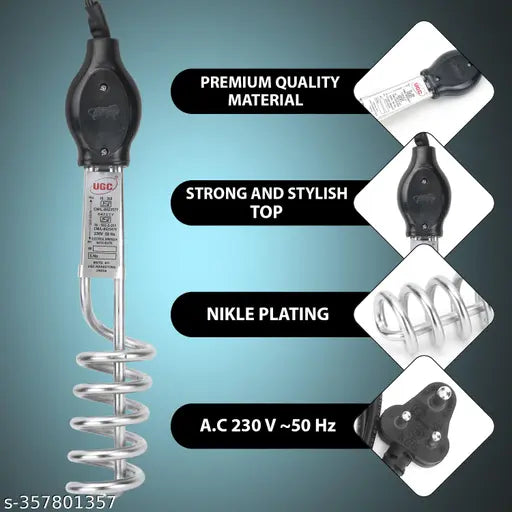 Premium High Quality Waterproof & Shockproof 1500W Shock Proof Immersion Heater Rod (water) - Springkart 