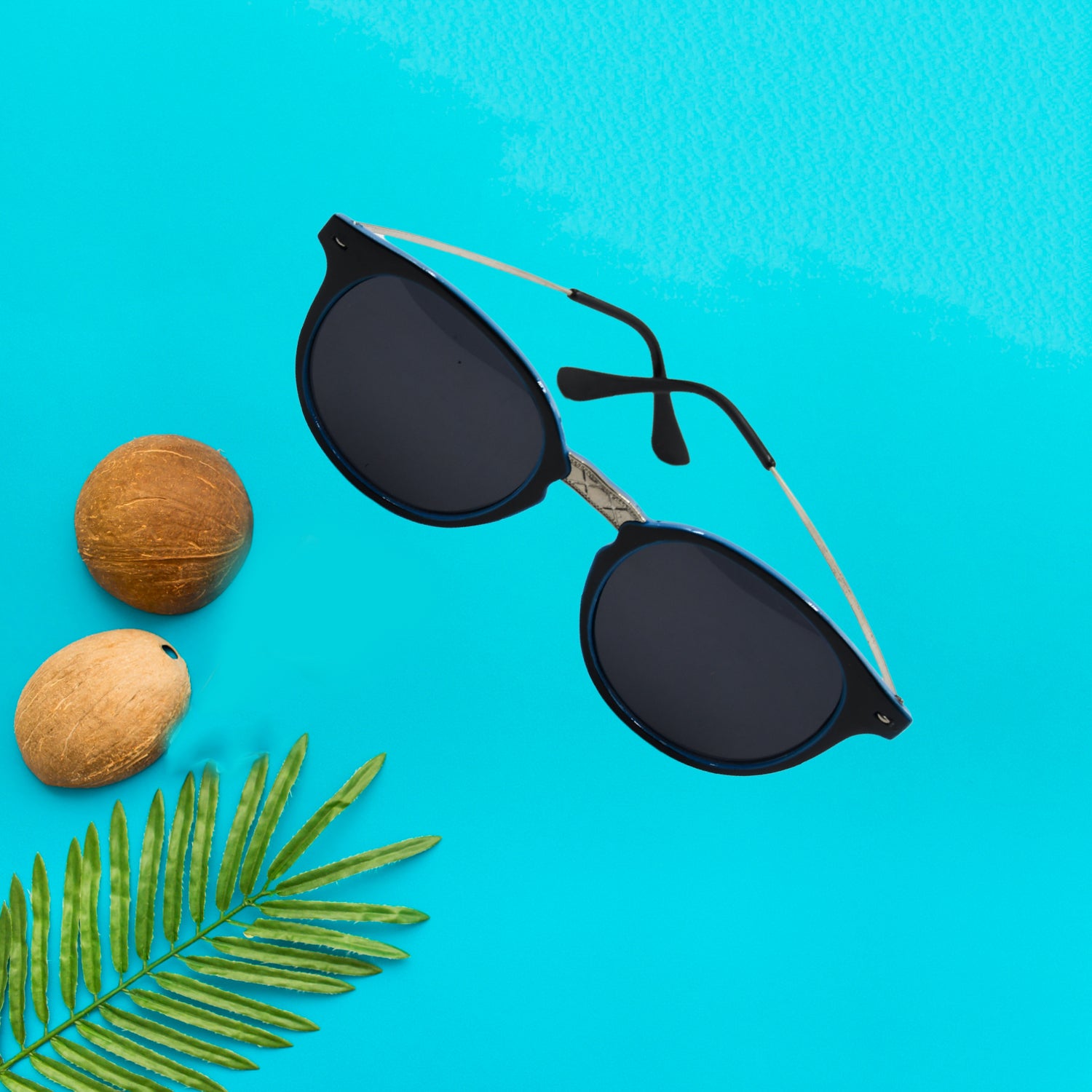 7756 Uv Protected Round Sunglasses Classic Sunglasses For Men Women Lightweight - Springkart 
