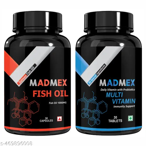 MADMEX Omega3 Capsule (30) + Multivitamin Tablet (30) , Omega3 MADMEX