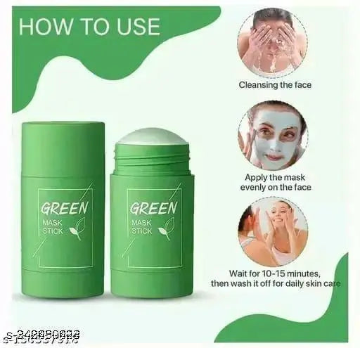 GREEN MASK STICK (FACE MASK) (PACK OF 2) - Springkart 