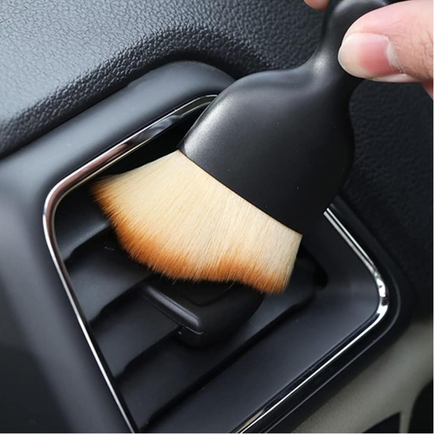 Mini Car Interior Cleaning Soft Brush -car Cleaning Brushes Duster (1 Pc) - Springkart 