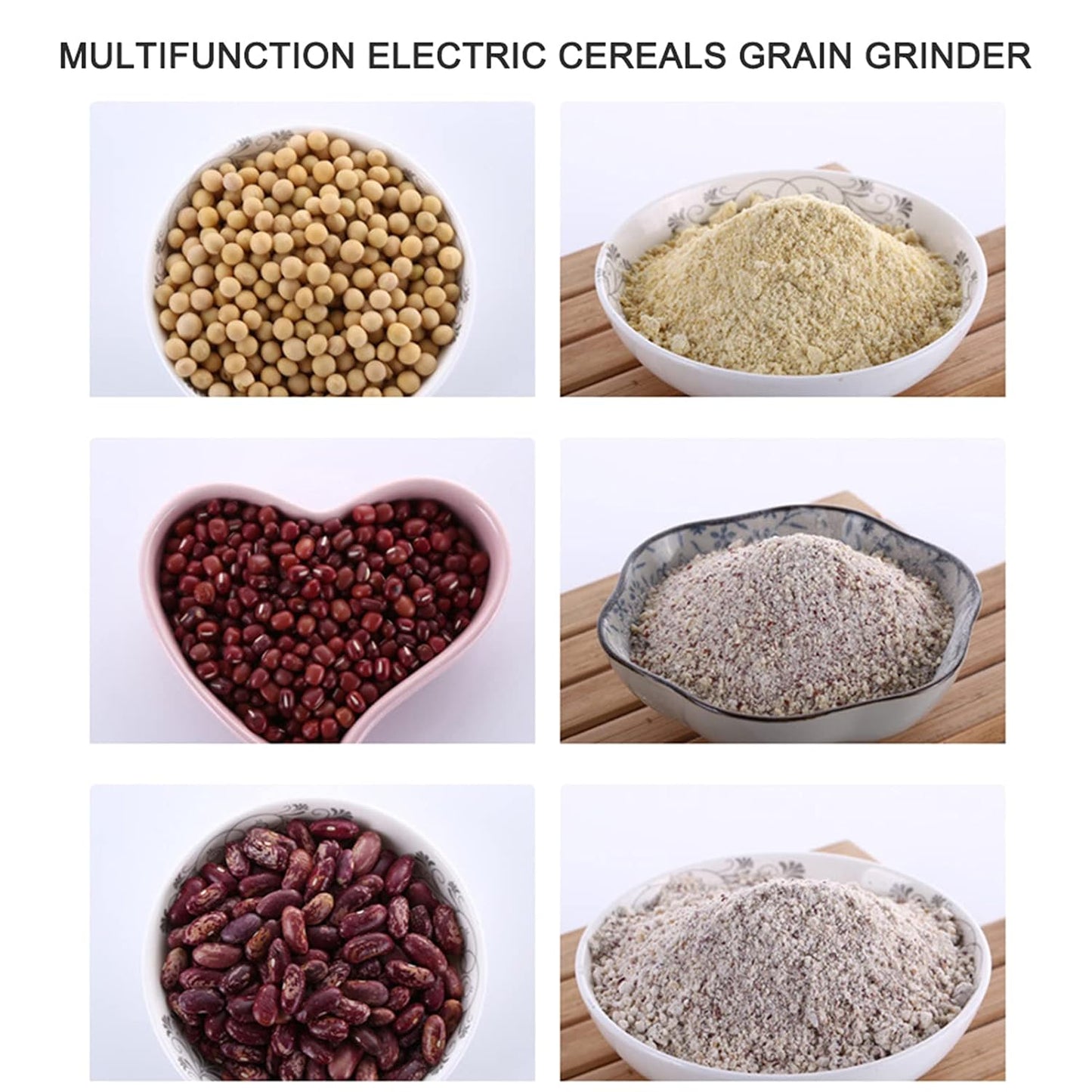 Multi Function Electric Small Food Grinder Grain Grinder (100-200w 2 Blade 1 Pc) - Springkart 