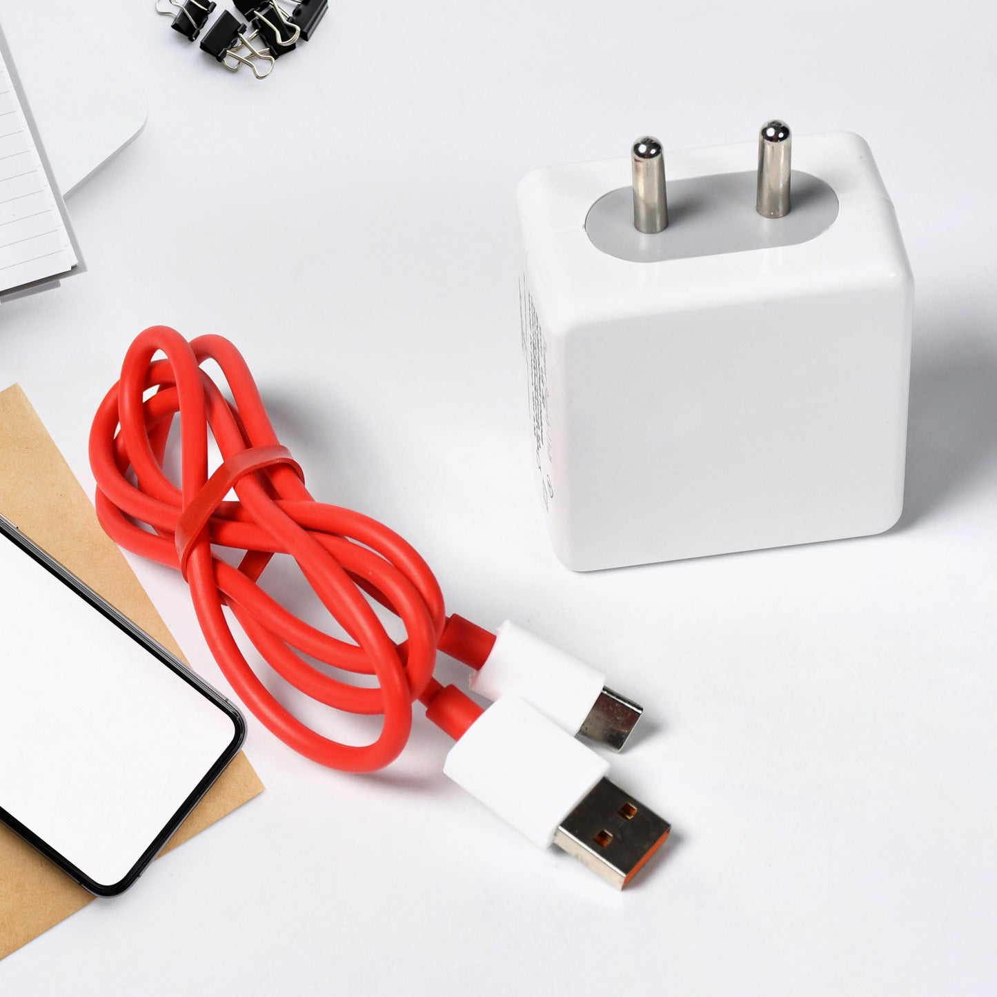 1434 Super Fast Charger With Cable For All Iphone Android Smart Phones Tablets. - Springkart 
