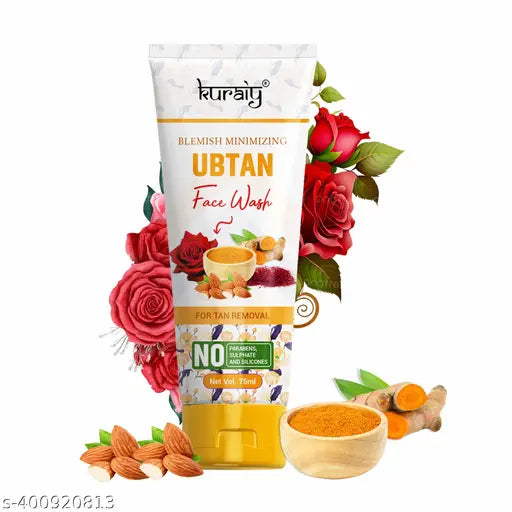 KURAIY Face Wash Soothing Clear Calming Facial Cleanser 225ml pack of 3