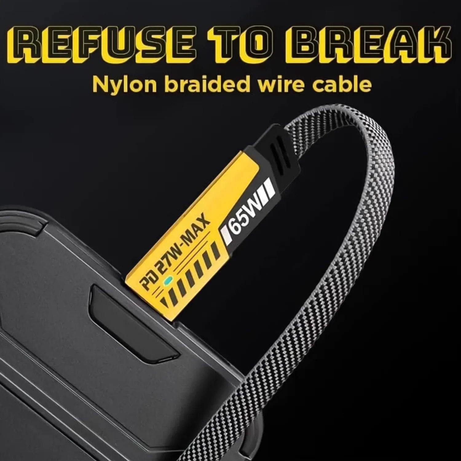 4 In 1 Charging Cable 65w Cable (1 Pc 1 Mtr.) - Springkart 