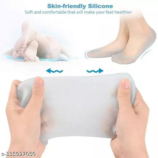 Silicone Full Length Anti Crack Foot Protector Moisturizing Socks for Foot-Care - Springkart 