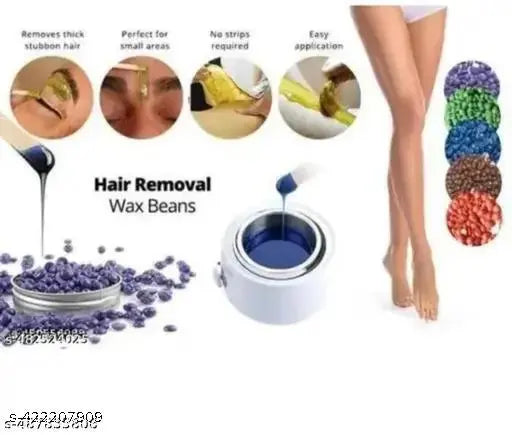 PREMIUM400gm Milk & Cream Hard Wax Beans for Hair Removal Body & Face Hair Removal Wax Beads, Bikini Hair Removal, Leg’s & Hands Hair Removal for Women’s, Girl’s & College Guy’s