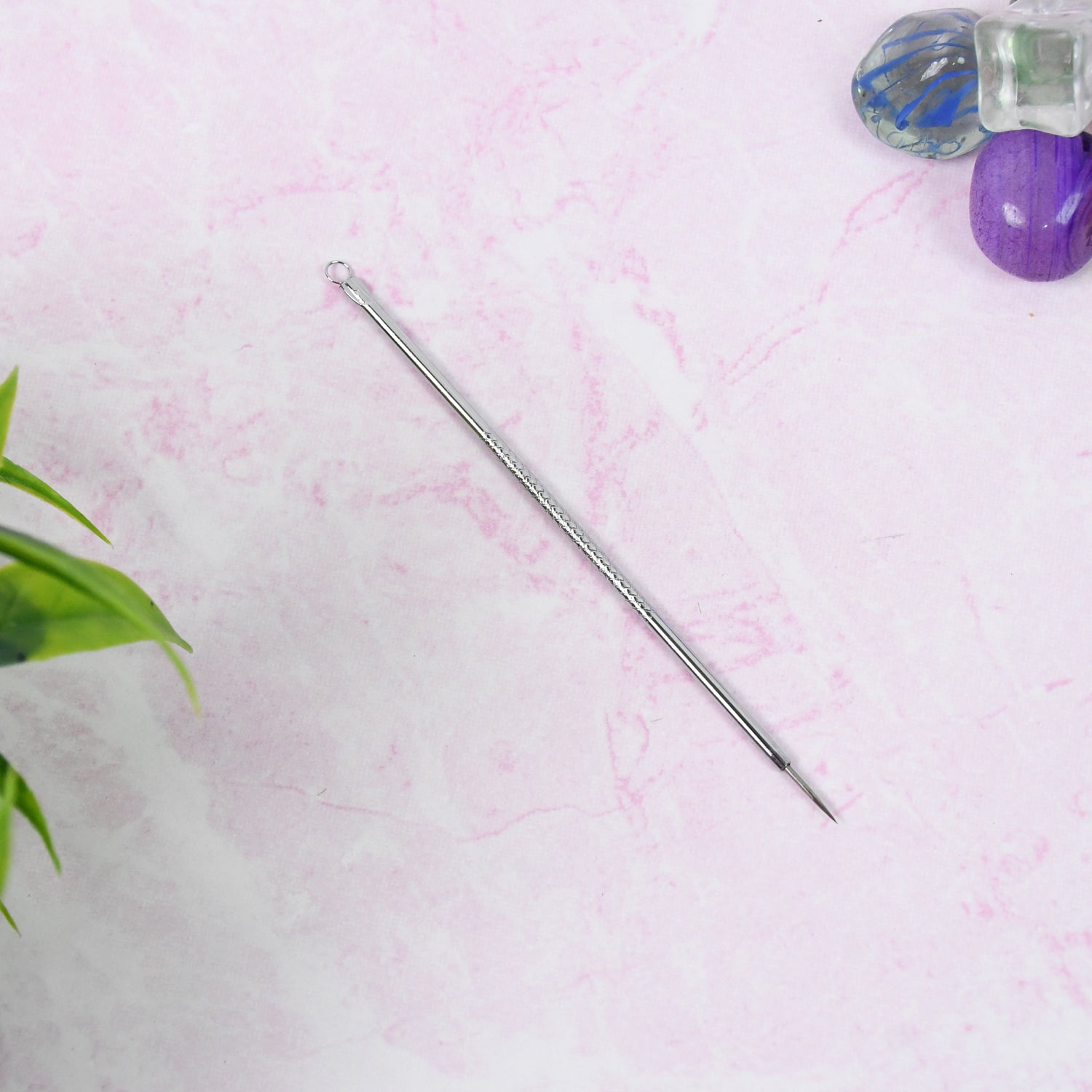 Blackhead Remover Needle (1 Pc With Case) - Springkart 