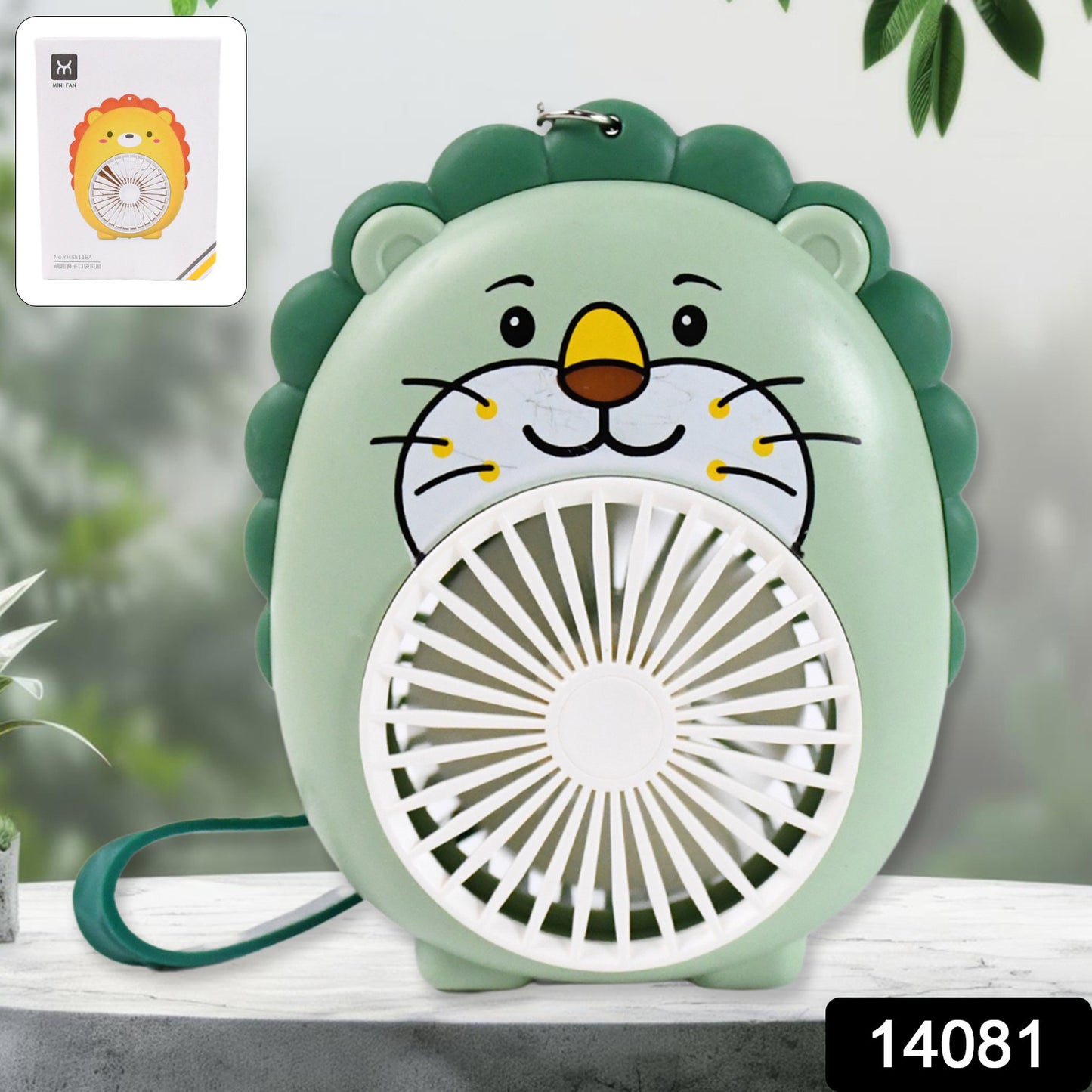 Cartoon Usb Handheld Fan Portable Outdoor Mini Desktop Office Fan - Springkart 
