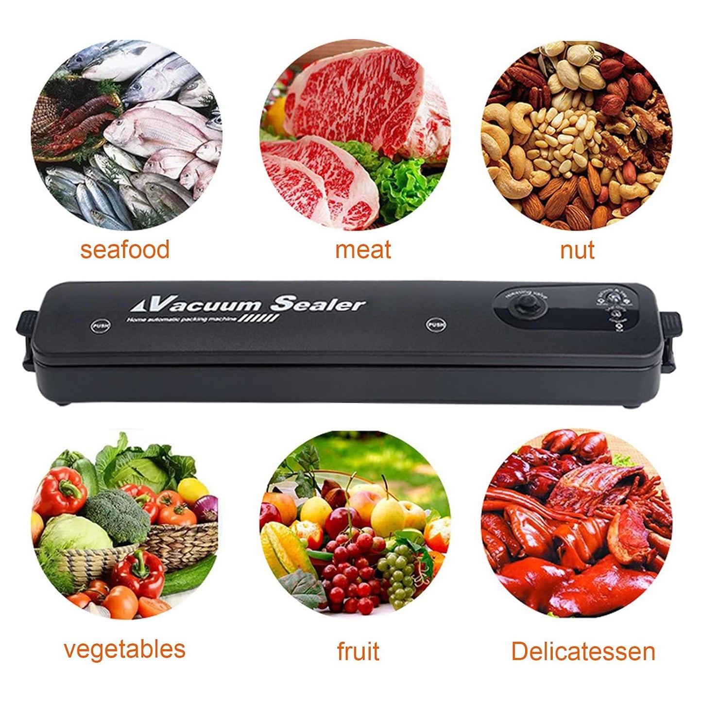 Vacuum Sealer Machine With 10 Pcs Bag (1 Set) - Springkart 