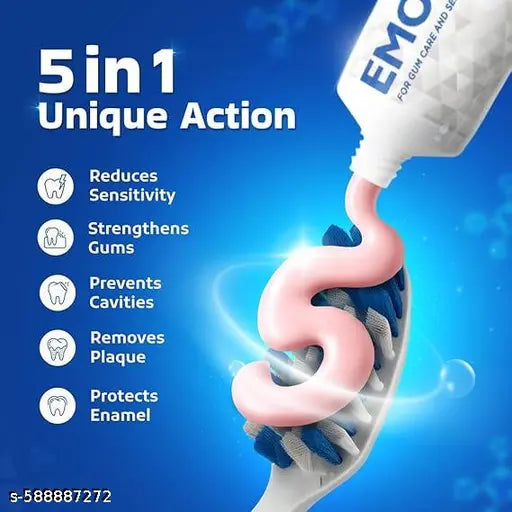 Toothpaste|With Essential Mineral Salts|Reduces tooth sensitivity|Daily protection against teeth & gum problems|Doctor Recommended For Complete Oral Care Toothpaste (100 gm, Pack of 3)