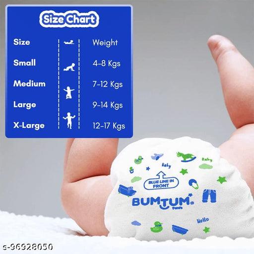 Baby Diaper Pants with Double Leakage Protection - 7 to 12 Kg (72 Count, Medium) - Springkart 