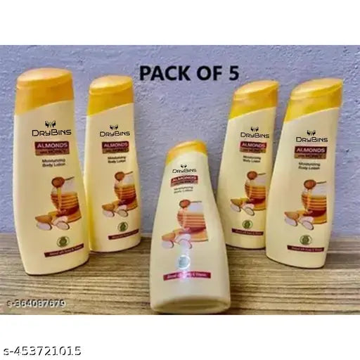 Almond Body Lotion (100ml x 5). Body Lotion For Men & women (100ml x 5)