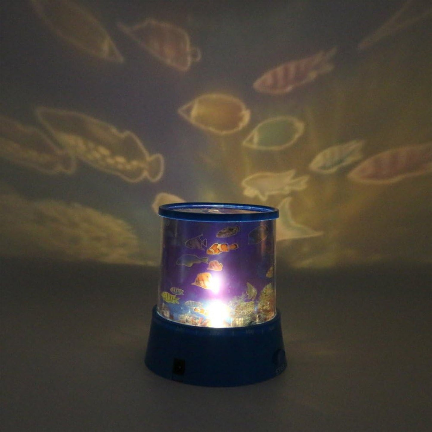 LED Projector Night Light Amazing Lamp, 3 Battery operated lamps, Rotation With the music Function, Master for Kids Bedroom Home Decoration Night Romantic Gift (Battery Not Included / 1 pc) - Springkart 