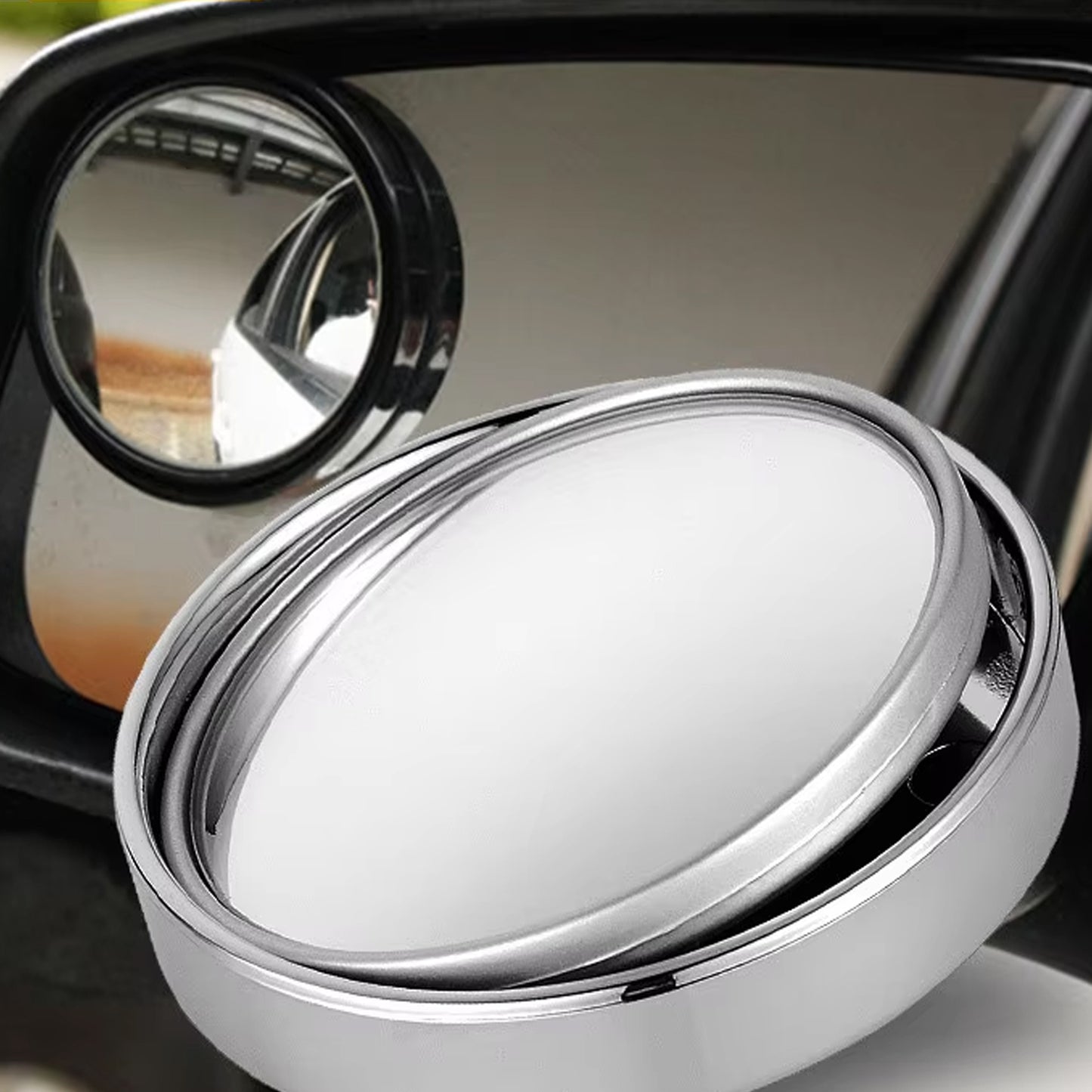 Car Blind Spot Side Mirror Round Hd Glass Blindspot Mirror (1 Pc)