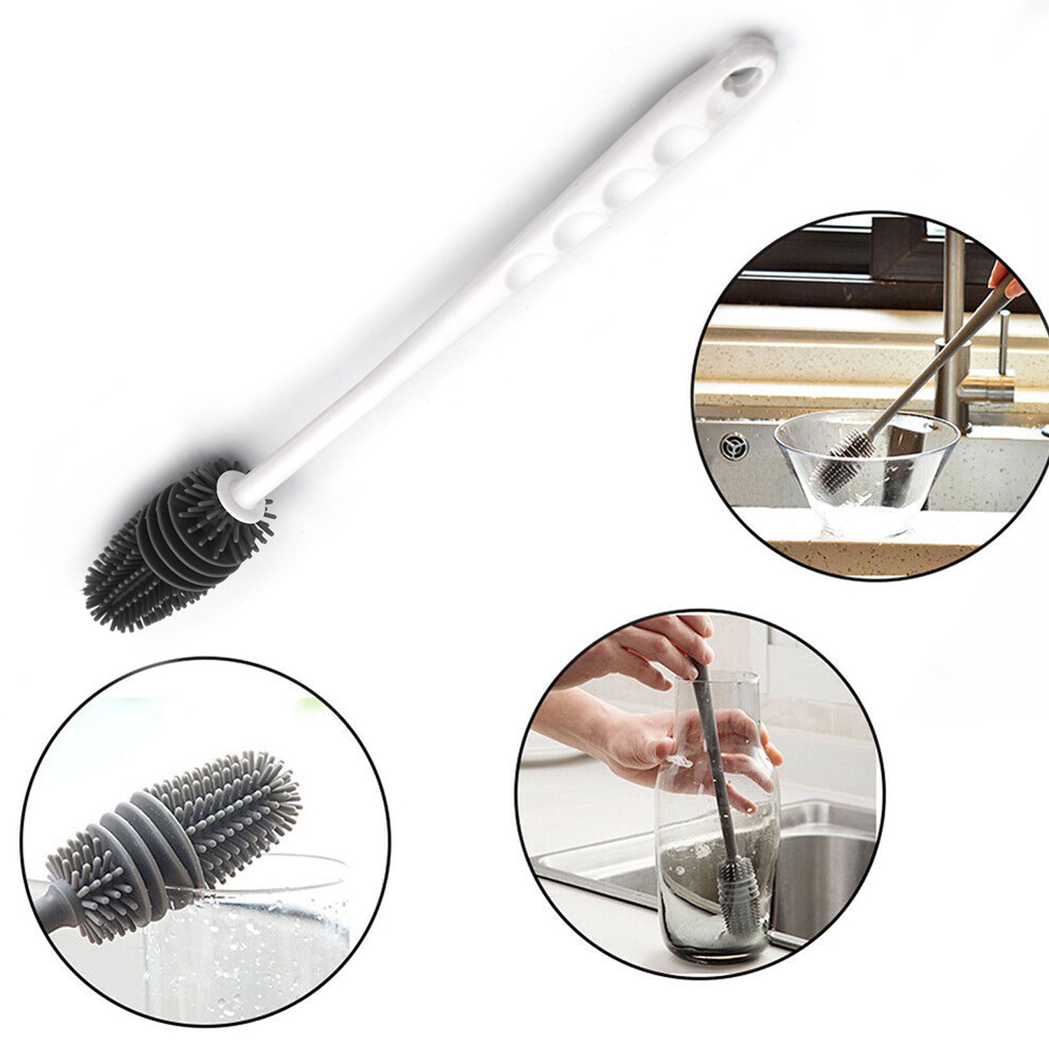 6151a Bottle Cleaning Brush Usual Fully Types Of Household Room For Cooking Food Purposes For Cleansing - Springkart 