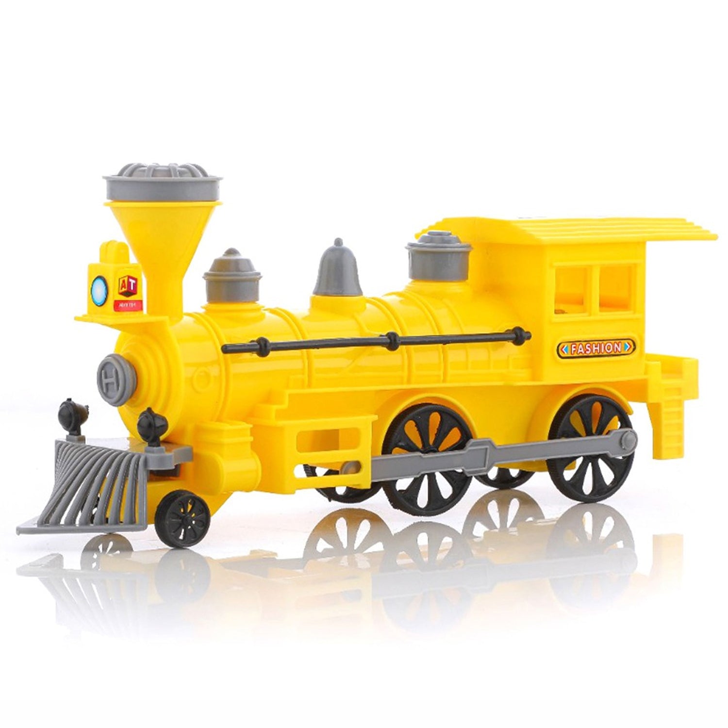 Pull And Go Train With Light Plastic String Pull Back Train (1 Pc Mix Color) - Springkart 