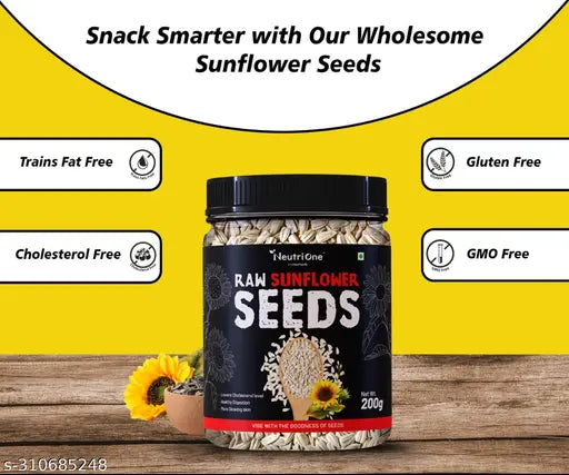 Raw and Mixed Seeds Chia, Flax, Pumpkin and Sunflower Seeds Combo for Eating -800GM - Springkart 