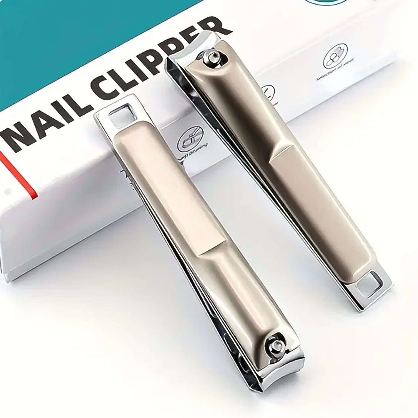 Stainless Steel Folding Portable Large Nail Clippers With Nail File (1 Pc) - Springkart 