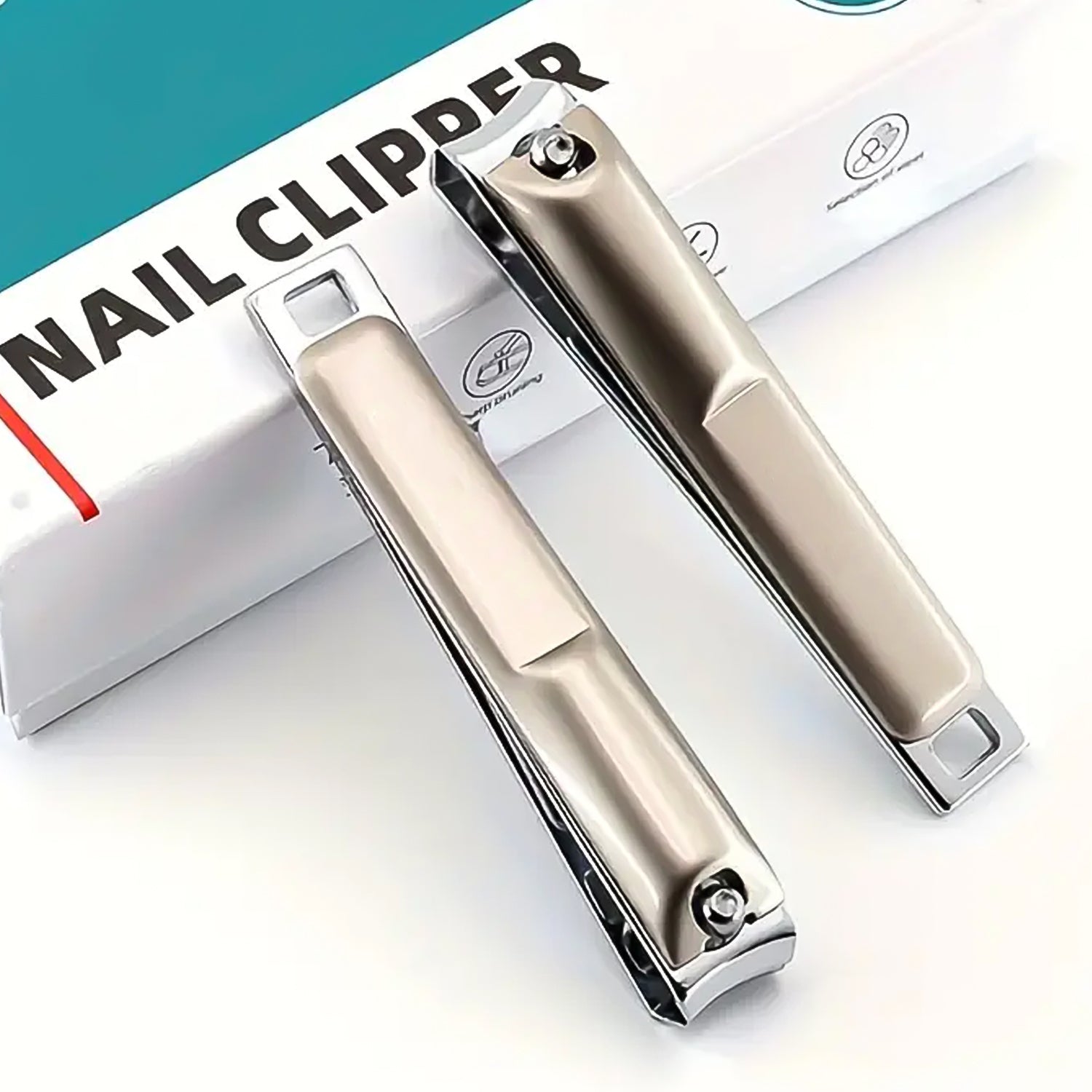 Stainless Steel Folding Portable Large Nail Clippers With Nail File (1 Pc) - Springkart 