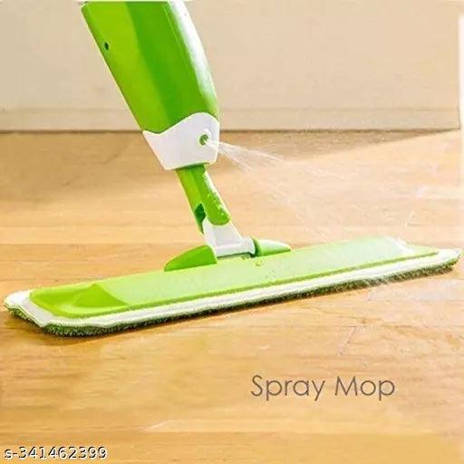 Stainless Steel Spray Mop Set with Microfiber Washable Pad, 360 Degree Easy Floor Cleaning - Springkart 