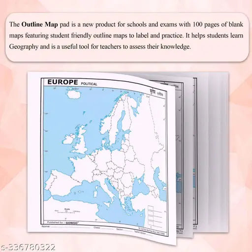 100 EUROPE POLITICAL OUTLINE MAP FOR SCHOOL