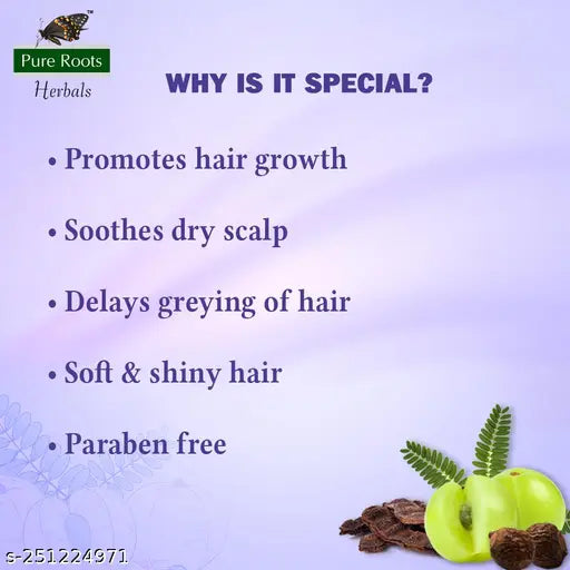 Amla & Shikakai With Reetha Shampoo 1000 ml with 100 ml Ubtan face wash