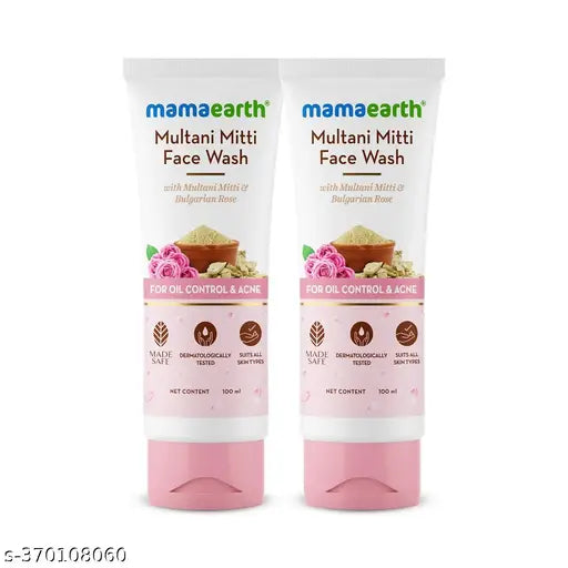 Multani Mitti face wash 100ml - Pack of 2