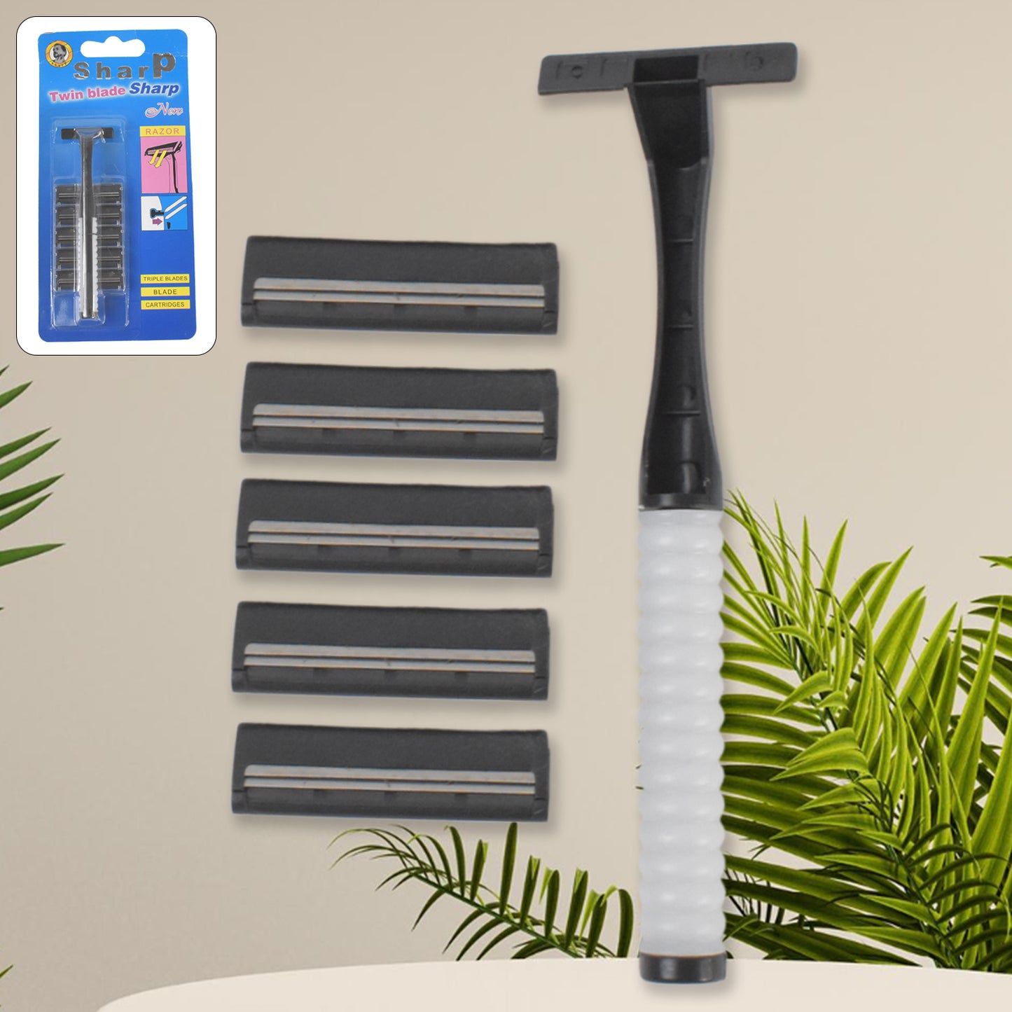 Manual Shaving Razor With 5 Blades - Springkart 