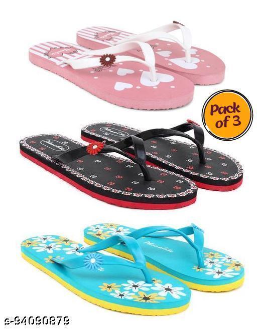 Phonolite Slippers for women/ women slippers ladies / women slipper/ slipper for women/ slipper/ slippers/ chappal /women flip flop /flip flop/pack of 3 combo