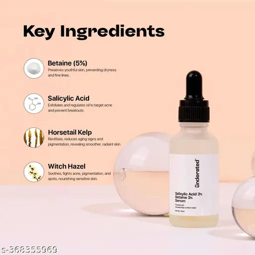 Salicylic Acid 2% Betaine 3% Serum | 30ml - Springkart 
