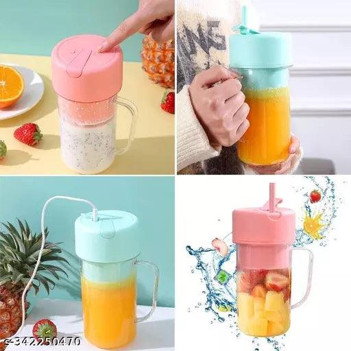 Portable Juicer Cup Portable Blender Rechargeable Fruit Juicer Fruit Mixer - Springkart 