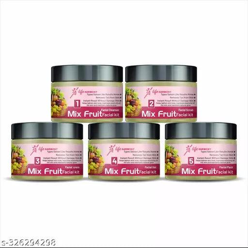 Mix Fruit Facial Kit for Fairness Instant (250 g) Facial Kit, Women Facial Kit