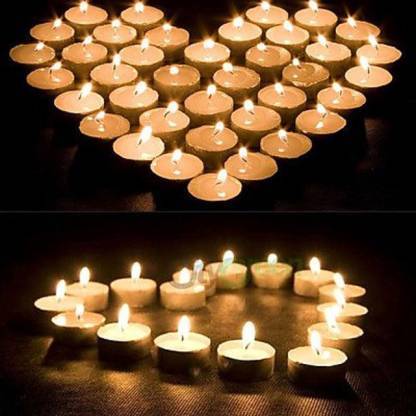 Festival Decorative - LED Tealight Candles (White, 24 Pcs) - Springkart 