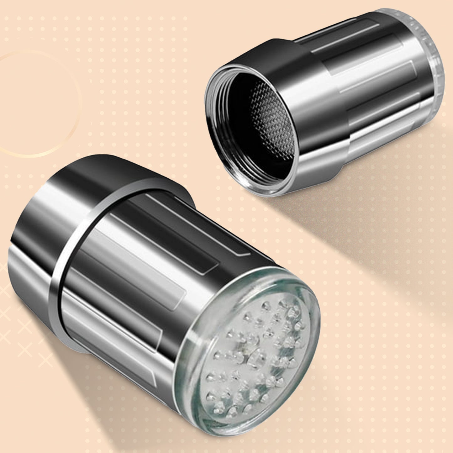 Multi Colors Changing Led Light Stream Faucet Tap Adapter (1 Pc) - Springkart 