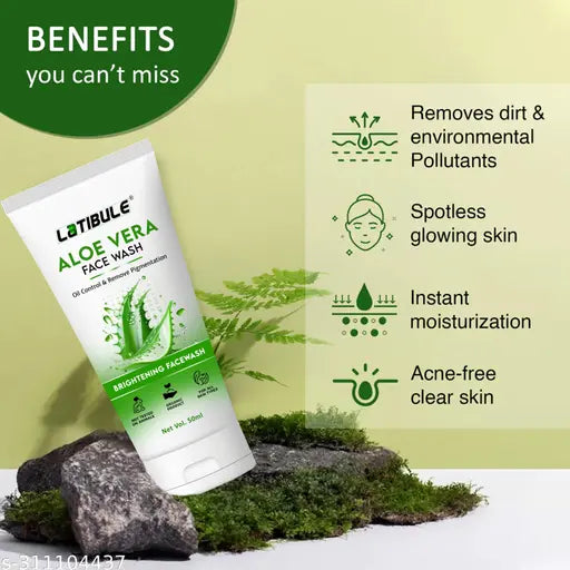 Vitamin C,Orange & Aloe Vera Skin Whitening Brightening Facewash, Tan Removal Face wash (150ML) Combo