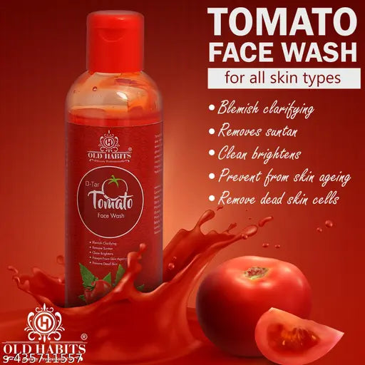 Tomato Facewash (pack of 2) For Acne , Pimples & Blackheads Face Wash  (240 ml)