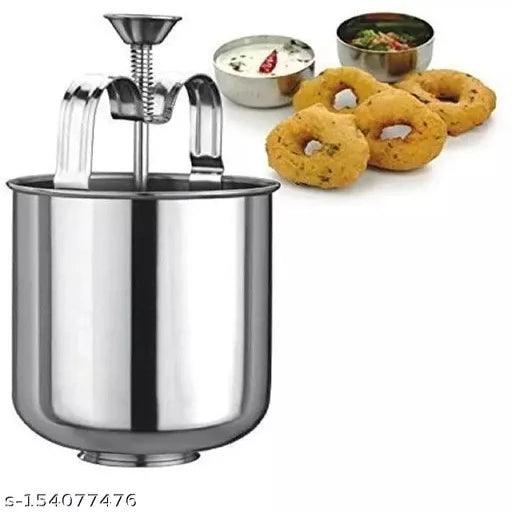 Stainless Steel Medu Vada Maker with Stand, mendu WADA Machine, mendu WADA Maker, medu vada Maker Machine - Springkart 