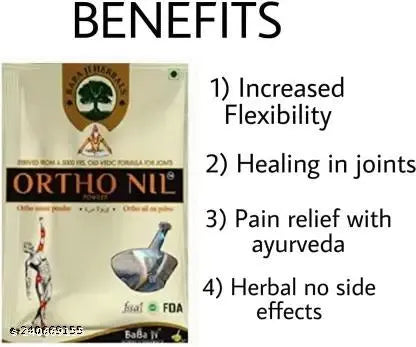 Orthonil Ortho pai Nil Powder Joint Pain Relief Powder (pack of 98) Powder