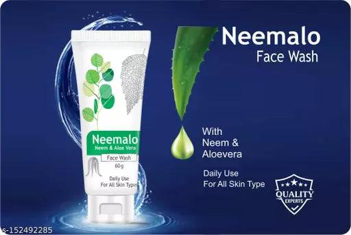 Neemalo Face Wash is a herbal face cleanser FaceWash 60Gm x 2 - Springkart 